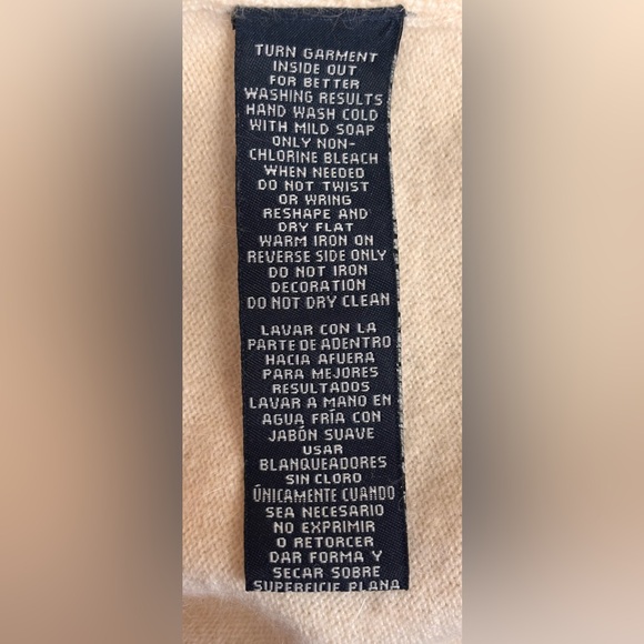 Jones New York Beaded Women’s Large Lamb Wool Angora Blend Cardigan Sweater - Picture 8 of 8